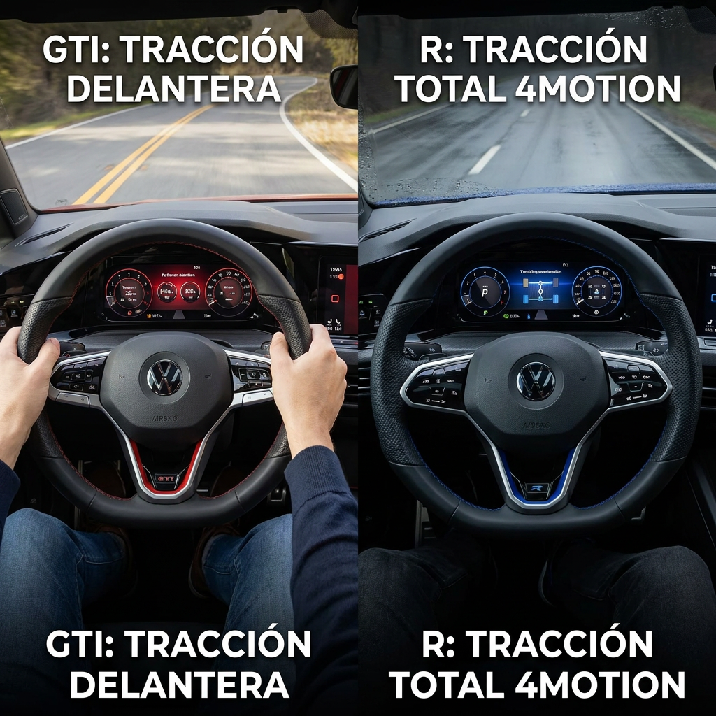 GTI frente a R: diferencias que se sienten, no solo que se leen