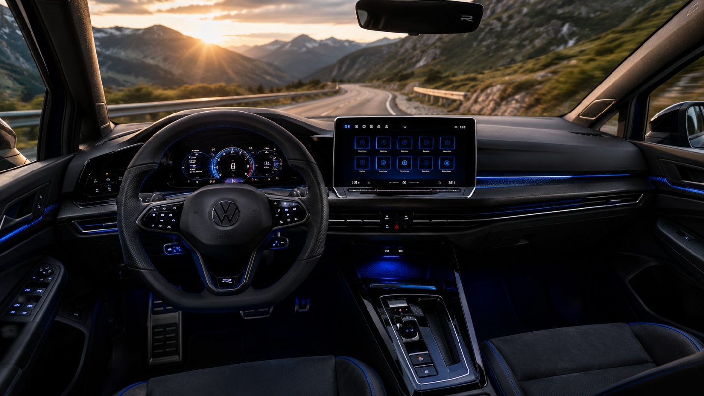 Golf 8 R Interior: así es el habitáculo del Volkswagen Golf R