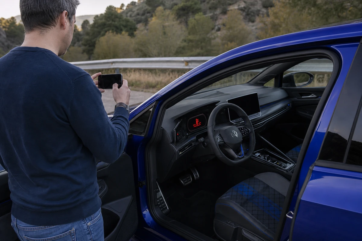 Aviso rojo de refrigerante en un Golf R: la decisión que protege el motor